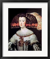 Framed Portrait of Queen Maria Anna  of Spain