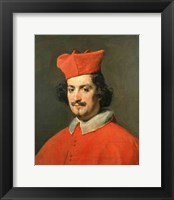 Framed Portrait of Cardinal Camillo Astali Pamphili, 1650
