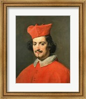 Framed Portrait of Cardinal Camillo Astali Pamphili, 1650