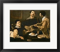 Framed Three Musicians, 1618