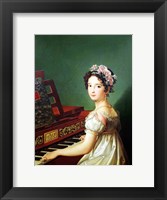 Framed Artist's Daughter at the Clavichord