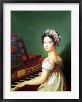 Framed Artist's Daughter at the Clavichord