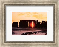 Framed Stonehenge, Winter Solstice