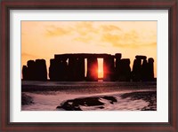 Framed Stonehenge, Winter Solstice