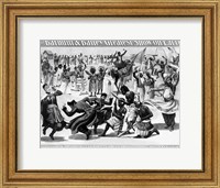 Framed Poster Advertising, 'The Barnum and Bailey Greatest Show on Earth