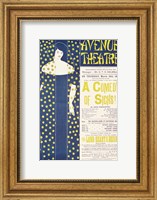 Framed Poster advertising 'A Comedy of Sighs'