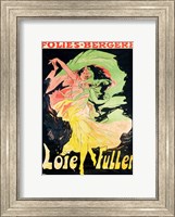 Framed Folies Bergeres: Loie Fuller, France, 1897