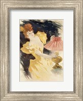 Framed Saxoleine (Advertisement for lamp oil), France 1890's