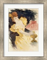 Framed Saxoleine (Advertisement for lamp oil), France 1890's