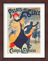 Framed Poster advertising the Palais de Glace on the Champs Elysees