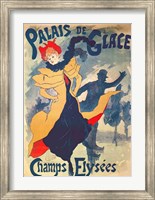 Framed Poster advertising the Palais de Glace on the Champs Elysees