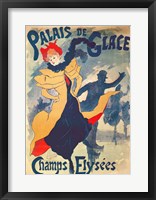 Framed Poster advertising the Palais de Glace on the Champs Elysees