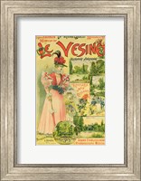 Framed Poster for the Chemins de Fer de l'Ouest to Le Vesinet