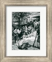 Framed Shays's Mob in Possession of a Courthouse