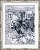 Framed Quaker Exhorter in New England, illustration from 'The Second Generation of Englishmen in America'