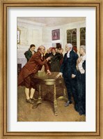 Framed Committee of Patriots Delivering an Ultimatum to a King's Councillor