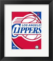 Framed Los Angeles Clippers Team Logo