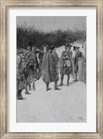 Framed Paul Revere Bringing News to Sullivan