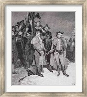 Framed Surrender of Fort William and Mary