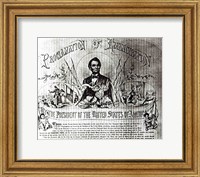 Framed Proclamation of Emancipation by Abraham Lincoln, 22nd September 1862