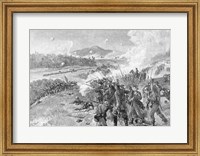 Framed Battle of Resaca, Georgia, May 14th 1864