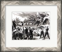 Framed Carrying off the Wounded after the battle of Antietam in 1862