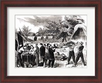 Framed Carrying off the Wounded after the battle of Antietam in 1862