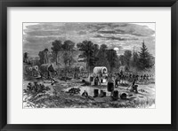 Framed Blenker's Brigade Covering the Retreat Near Centreville, July 1861