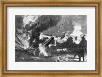 Framed Interior of Fort Sumter During the Bombardment, 12th April 1861