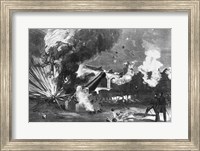 Framed Interior of Fort Sumter During the Bombardment, 12th April 1861