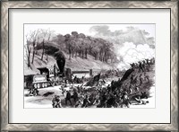 Framed General Schenck with Four Companies of the First Ohio Regiment