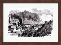 Framed General Schenck with Four Companies of the First Ohio Regiment