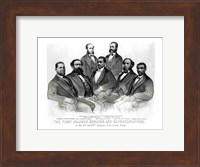 Framed First Colored Senator and Representatives