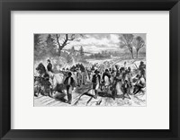 Framed Effects of the Proclamation: Freed Negroes Coming into Our Lines at Newbern, North Carolina