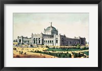 Framed Grand United States Centennial Exhibition, Fairmount Park, Philadelphia, 1876