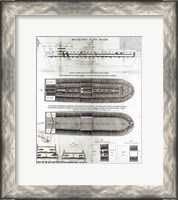 Framed Stowage of the British Slave Ship 'Brookes' Under the Regulated Slave Trade Act of 1788