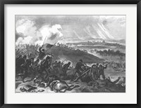 Framed Battle of Gettysburg - Final Charge of the Union Forces at Cemetery Hill, 1863