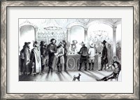 Framed Bar of a Gambling Saloon