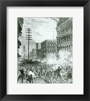 Framed Great Strike: The Sixth Maryland Regiment Fighting Its Way Through Baltimore