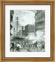 Framed Great Strike: The Sixth Maryland Regiment Fighting Its Way Through Baltimore