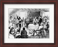 Framed Sitting Bull Council, 1877