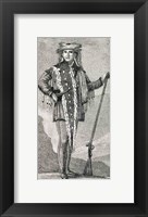 Framed Portrait of Meriwether Lewis