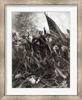 Framed Storming of Stony Point, July 1779