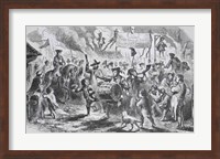Framed Stamp Act Riots at Boston