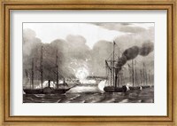 Framed Naval Bombardment of Vera Cruz