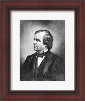 Framed Portrait of Andrew Johnson