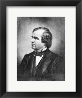Framed Portrait of Andrew Johnson