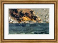 Framed Bombardment of Fort Sumter