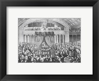 Framed Daniel Webster addressing the United States Senate