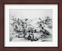 Framed Last Battle of General Custer